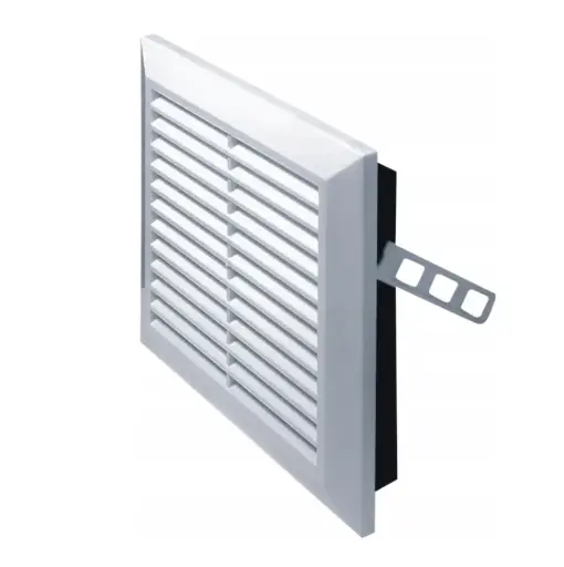 [AWTT48] 170575 - CLASSIC Series grille with anti-insect net and mounting brackets 110x140 white  - AWT  