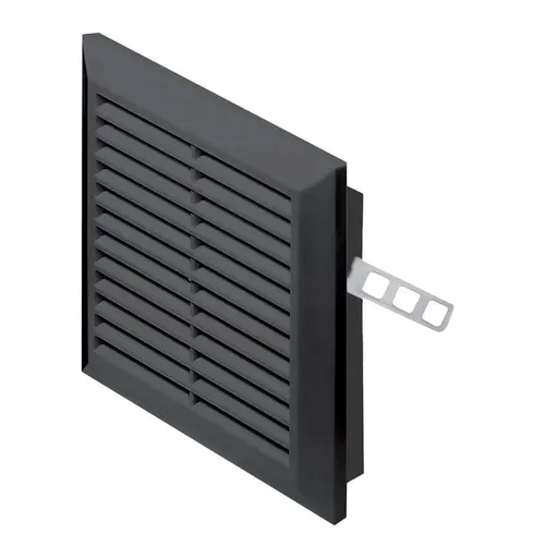 [AWTT40GR] 172813  - CLASSIC Series grille with anti-insect net and mounting brackets 140x140 dark grey - AWT