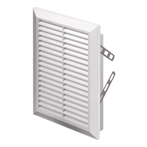[AWTT26] 172837  - STYL Series grille with anti-insect net and mounting brackets 140x210 white - AWT
