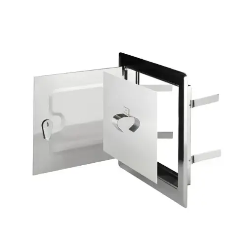 [AWTDMW79] 170303- Access door for smoke stacks 150x250 white -AWT 