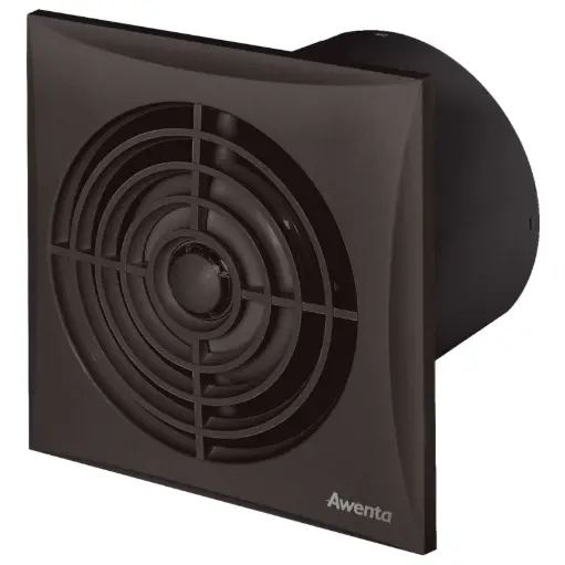 [AWTWZ100CZ] 172162  - Silence Series fan with terminal block Ø100 black - AWT