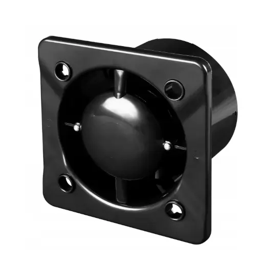 [AWTKWS100CZ] 170150 - Fan's housing SILENT with terminal block Ø100 black - AWT 