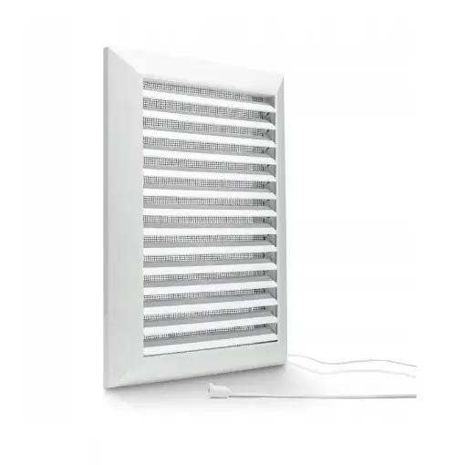 [AWTT41] 170613 - PLUS Series grille anti-insect net, adjustable  shutter and cord 140x210 white - AWT