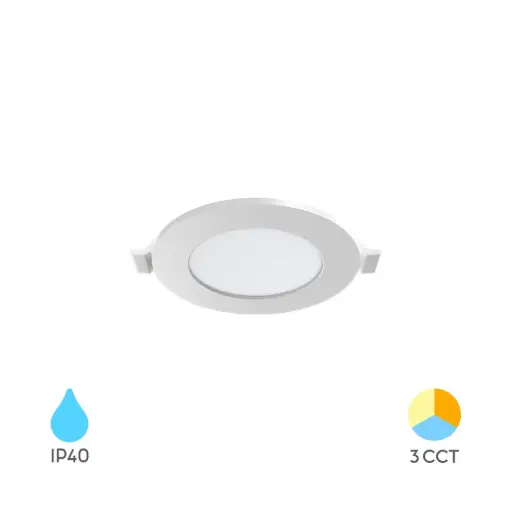 [BRYBP01-60380] 105108 - BRYSMDCRP3WRND3INCWHT3IN1LED PANEL