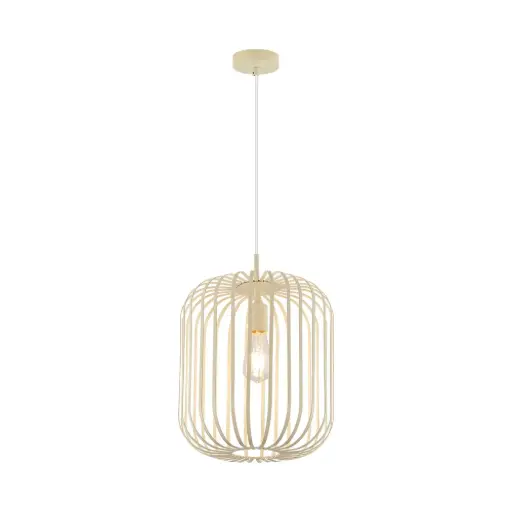 [BRYBV03-00070] 103358-W007R-1H-1xE27-BEJ-PENDANT LIGHT -BRY