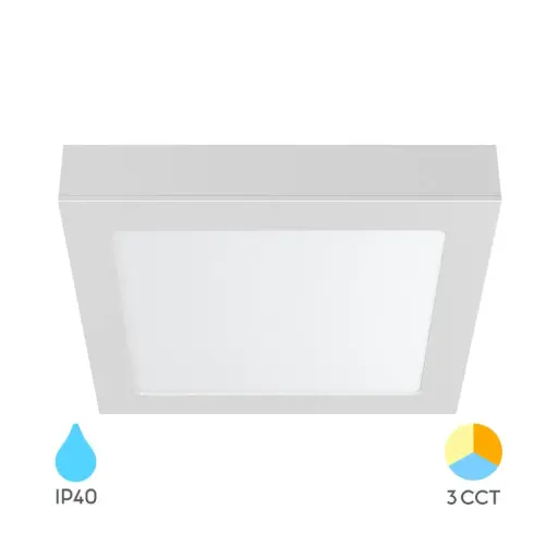 [BRYBP04-62480] 120339 - SMDSRP24WSQRWHT3IN1LED PANEL LIGHT BRY
