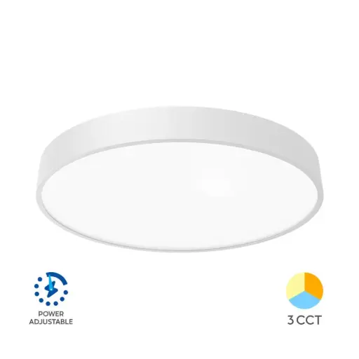 [BRYBH16-04480] 103371-BLADE-SR-RND-WHT-50W-3IN1-CEILING LIGHT -BRY
