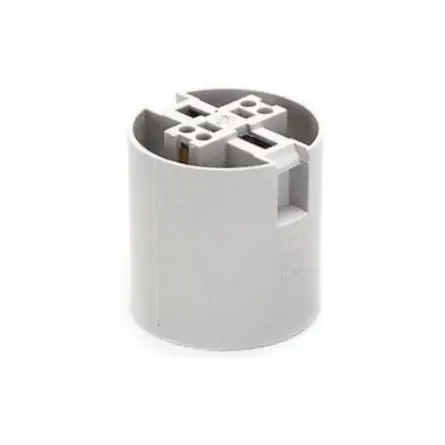 [LSK0102030] 108081 - E27 Lamp Holder (Temporary), White - LDL