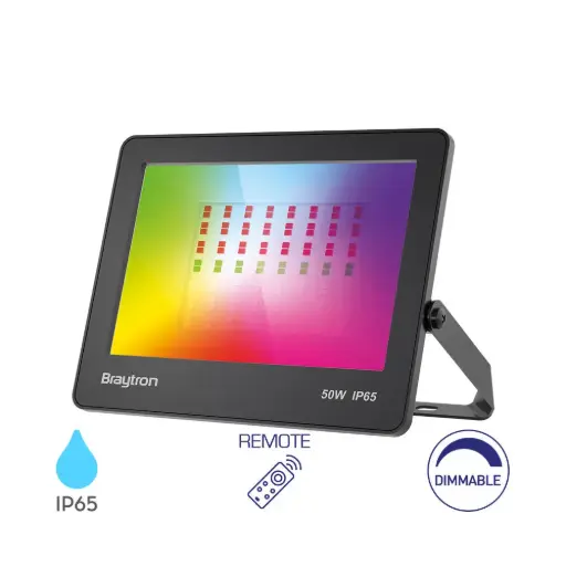 [BRYBT66-05091] 102179 - FLOODCF50WBLCRGBIP65LED FLOODLIGHTBRY