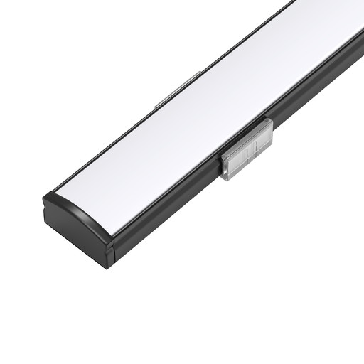 [LDL109021] 109021 - 1 meter Surface Aluminium Profile for LED Strip Multi Purpose Use  Black - LDL