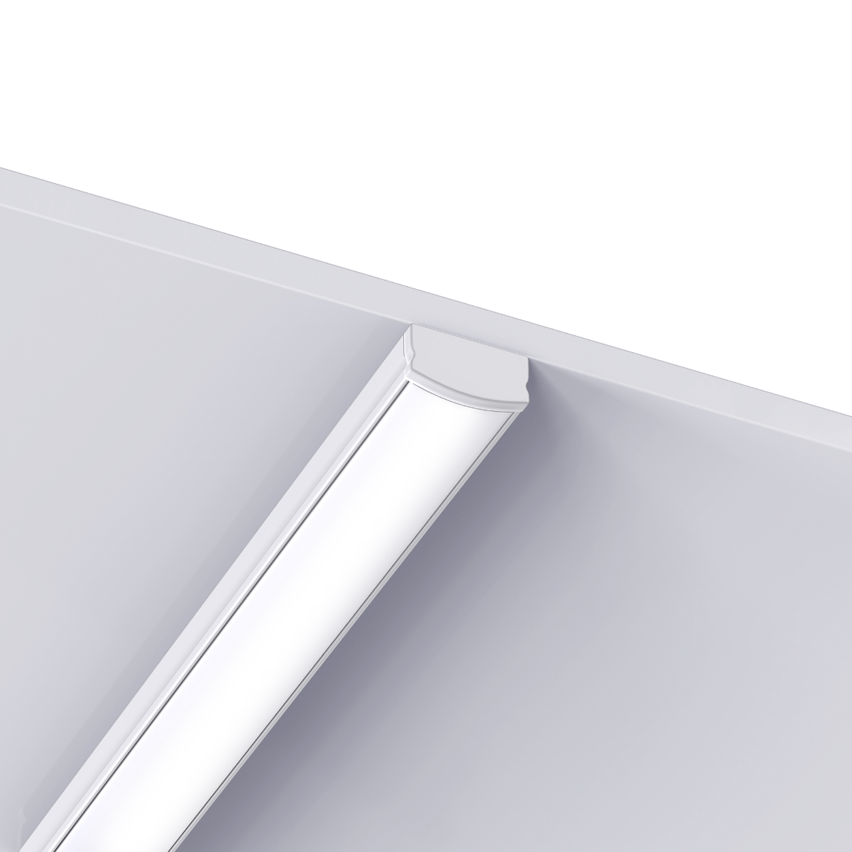 [LDL109023] 109023 - 2 meter Oppervlakte Aluminium Profiel voor LED Strip Multifunctioneel Gebruik Wit - LDL