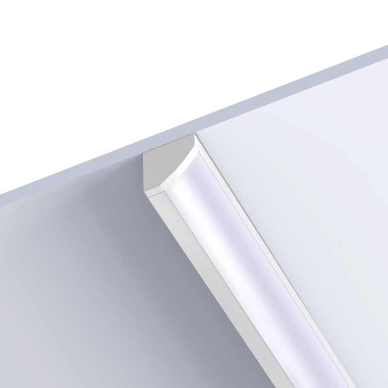 [LDL109032] 109032 - 1 meter Corner Aluminium Profile for LED Strip Multi Purpose Use White - LDL