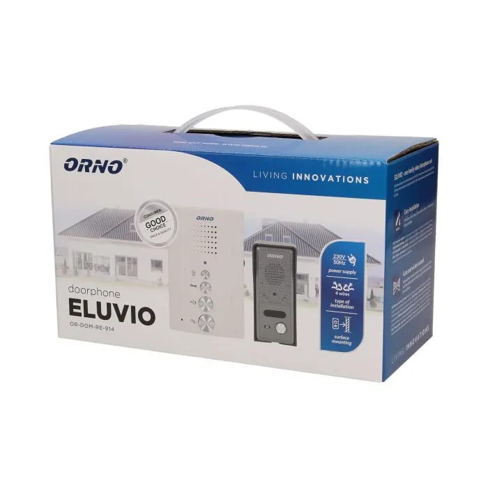 [ORNOR-DOM-RE-914/W] 143090 - ELUVIO Single family doorphone, handset free