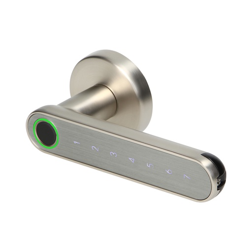 [ORNOR-ZS-853/N] 143143-Smart handle, nickel with touch keypad and fingerprints reader, Bleutooth 4.0-ORN