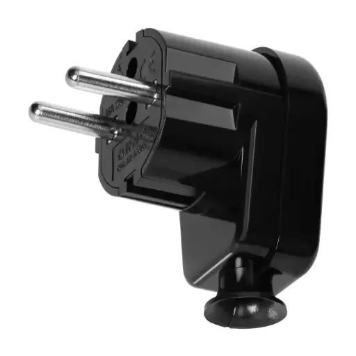 [ORNOR-AE-13305/B] 146491 - Angle plug UniSchuko 16A, 230V, black
