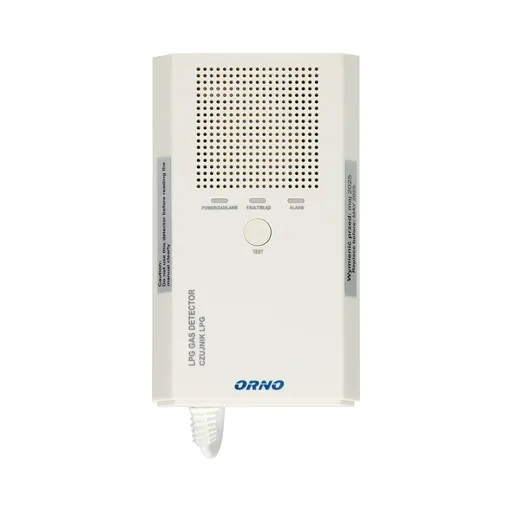 [ORNOR-DC-631] 140021 - LPG gas detector  230VAC, device uses a high-quality electrochemical sensor to achieve a high detection rate