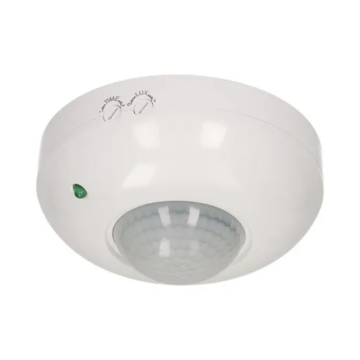 [ORNOR-CR-203/W] 149105 - PIR motion sensor 360° rated load 1200W; protection rating IP20 White