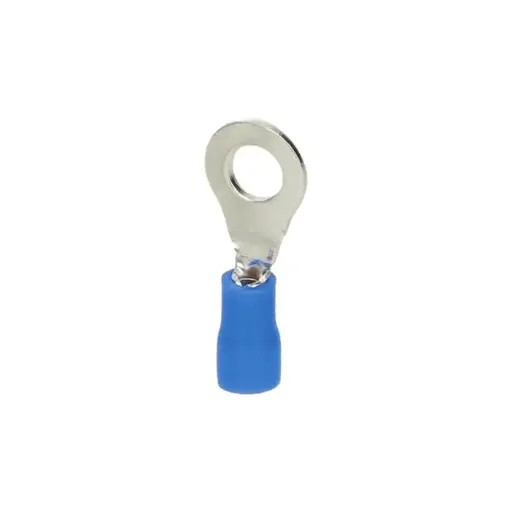 [ORNOR-KK-8102/2,5/4] 149625 - Insulated ring terminal, max. section 2.5mm2, ring for M4 screw, 100 pcs.