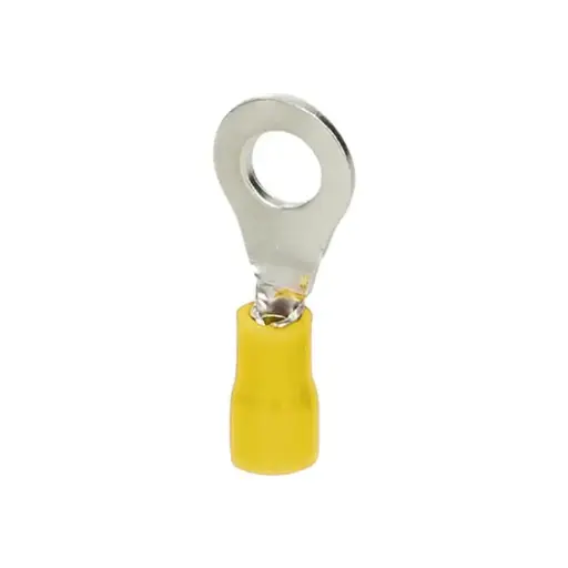 [ORNOR-KK-8102/6/6] 149640 - Insulated ring terminal, max. section 6mm2, ring for M6 screw, 100 pcs.