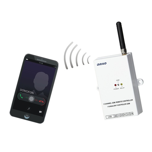 [ORNOR-GB-449] 140036 - Contrôleur GSM avec entrée USB pour le contrôle automatique du portail