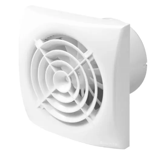 [AWTWPEB125ZT] 172027 - PULSAR Series fan with front propeller, back draft damper, timer + start delay (new feature)   Ø125 white