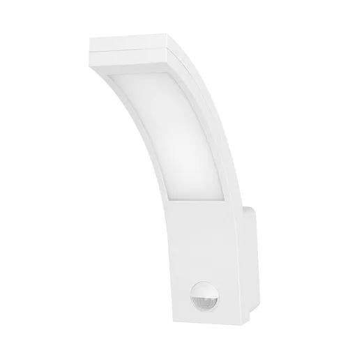 [ORNAD-OP-6109WLPMR4] 146638 - PIRYT LED 10W, garden luminaire, white with motion sensor 140°, 800lm, IP54, 4000KORN