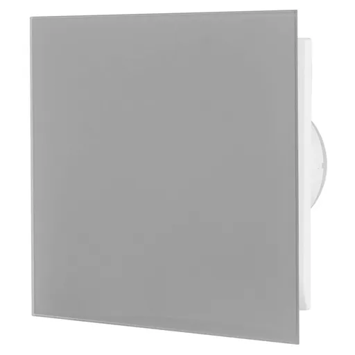 [AWTWPGG125ZT] 172047 - PULSAR Series fan with front propeller, back draft damper, timer + start delay (new feature) Ø125 glass grey