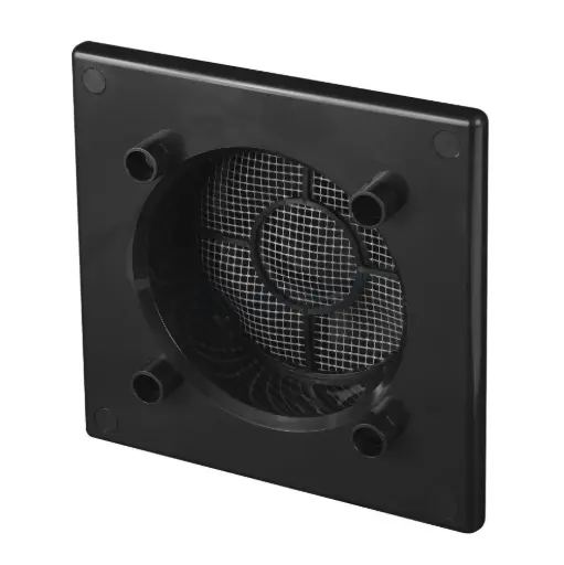 [AWTRWO125CZ] 172158 - Frame for ventilation grille with Ø125 outlet   150x150 / Ø125 black