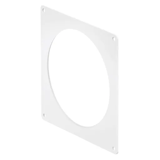 [AWTKO100-27] 172365 - Wall flange (ø100) Ø100 white
