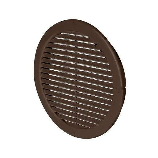 [AWTTRU20KBR] 172798 - TRU Series grille - with a flange and anti-insect net Ø200 brown