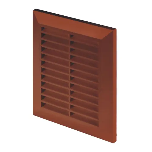 [AWTT48aBR] 172807 - CLASSIC Series grille - with anti-insect net, without flange   110x140 brown