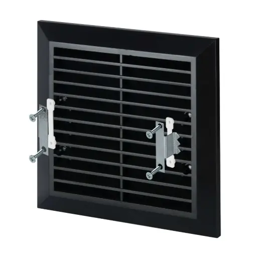 [AWTT40aCZ] 172819 - CLASSIC Series grille - with anti-insect net, without flange 140x140 black