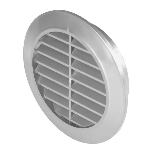 [AWTT42SS] 172857 - CLASSIC Ø Series grille - with anti-insect net Ø80 satin