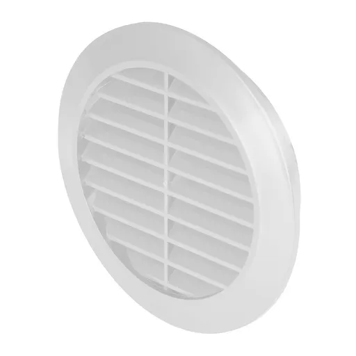 [AWTT44] 172858 - CLASSIC Ø Series grille - with anti-insect net Ø90 white