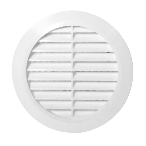 [AWTT32] 172872 - CLASSIC Ø Series grille - with anti-insect net Ø125 white
