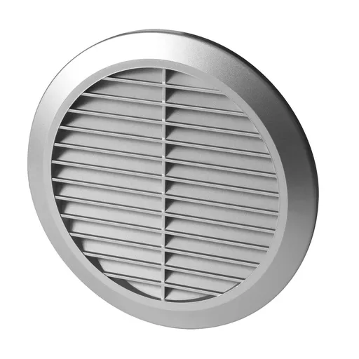 [AWTT32SS] 172876 - CLASSIC Ø Series grille - with anti-insect net Ø125 satin