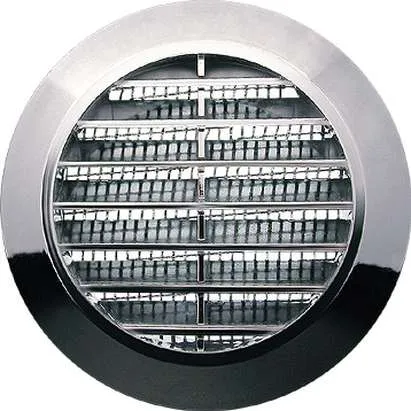 [AWTT75MS] 172963 - MINI-AWENT Series grille - with anti-insect net Ø70 silver