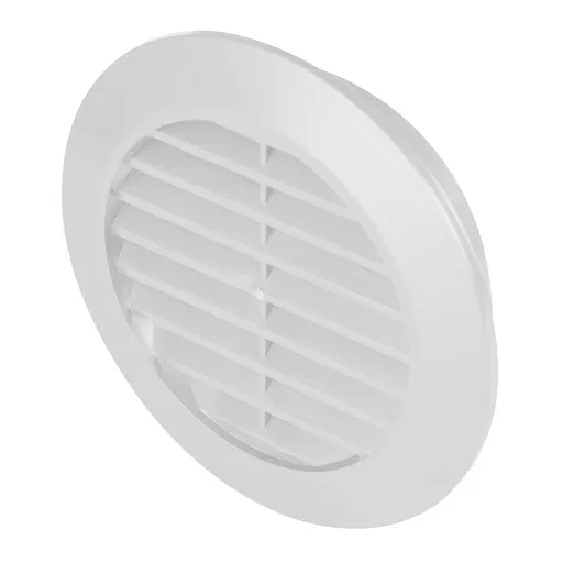 [AWTT76] 172965 - MINI-AWENT Series grille - with anti-insect net Ø80 white