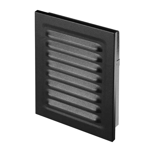 [AWTMT01GR] 172973 - Zinc coated steel sheet grille, with anti-insect net   100x140 graphite (pewter)