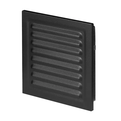 [AWTMT1GR] 172978 - Zinc coated steel sheet grille, with anti-insect net   140x140 graphite (pewter)