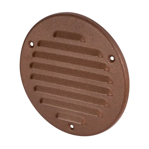[AWTMTA14BR] 173018 - Metal grille with anti-insect net   Ø100 brown