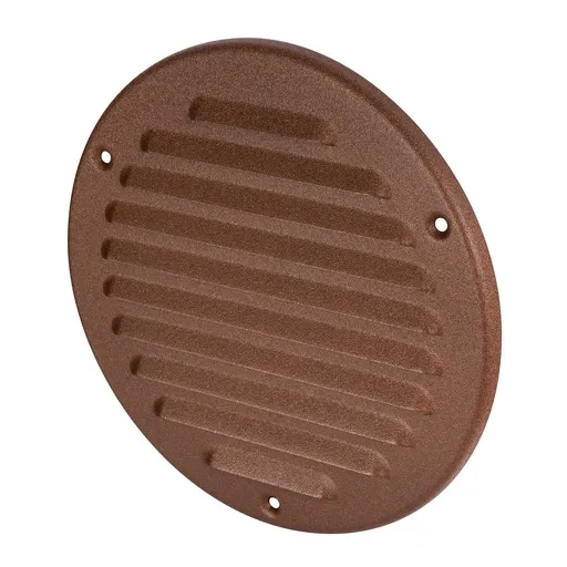 [AWTMTA16BR] 173022 - Metal grille with anti-insect net   Ø125 brown