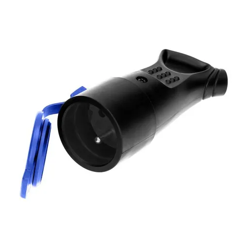 [ORNOR-AE-1370] 149318 - Rubber, plugin socket with holder 250V / 16A, IP44, for Belgium and France ORN