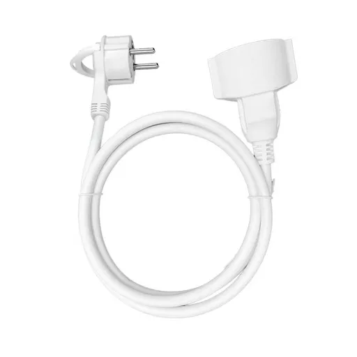 [ORNOR-AE-13194(GS)/5M] 140132- Rallonge avec prise simple 1x2P+Z schuko, 5m a fiche plate et câble PVC H05VV-F 3x1.5mm2, 230VAC/16A , pour Pays-Bas et Allemagne -ORN