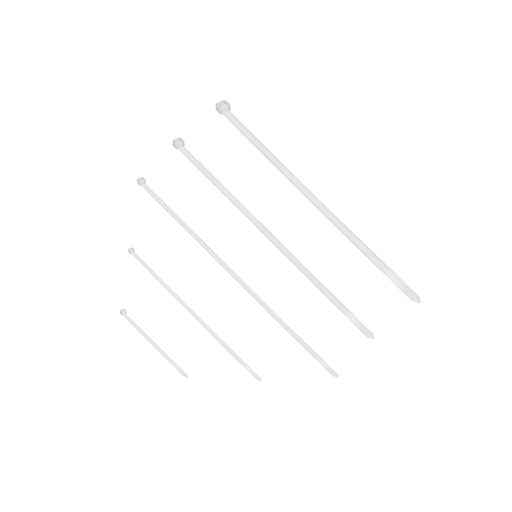 [ORNOR-AE-13207] 140235-Cable ties set, 100 pcs, natural color-ORN