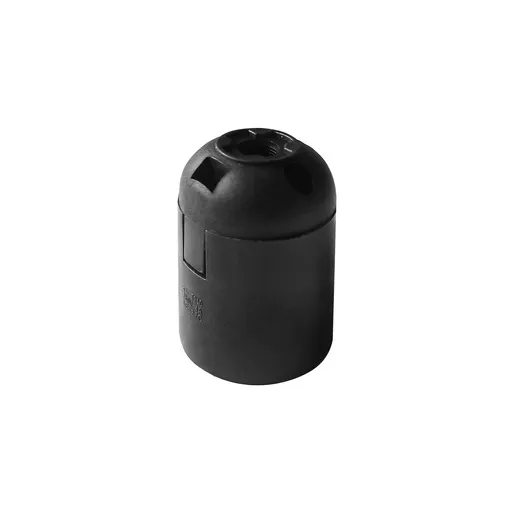 [ORNLH/E27-1/B] 140245-Douille thermoplastique E27 noir-ORN
