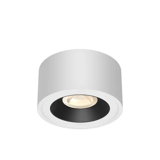 [BRYBH04-00040] 103401 - GATA 10W 3IN1 ROUND WHITE SURFACE SPOTLIGHT - BRY 
