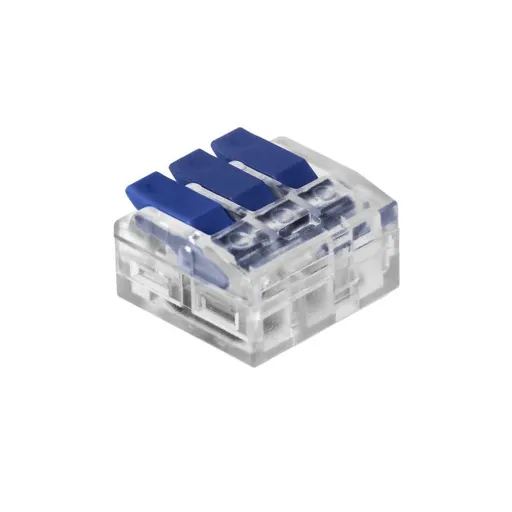 [ORNOR-SZ-8017/3/10] 140286- Connecteur d'épissure à pince à 3 fils ; pour fil 0,75-4mm²; CEI 450V/32A, 10 pièces.