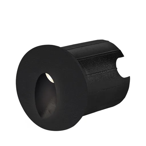[BRYBG38-02201] 103073 - VECTOR ROUND BLACK 2W 3000K IP65 WALLBRY